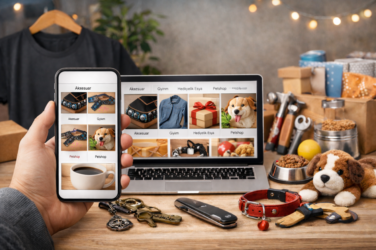 Online alışverişte farklı kategorileri tek noktada bulmanın avantajı