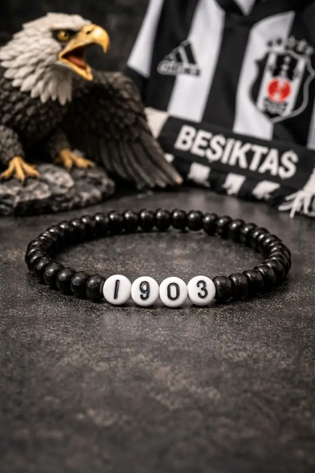 Takım Taraftar Temalı Ahşap Bileklik 1903 Yazılı