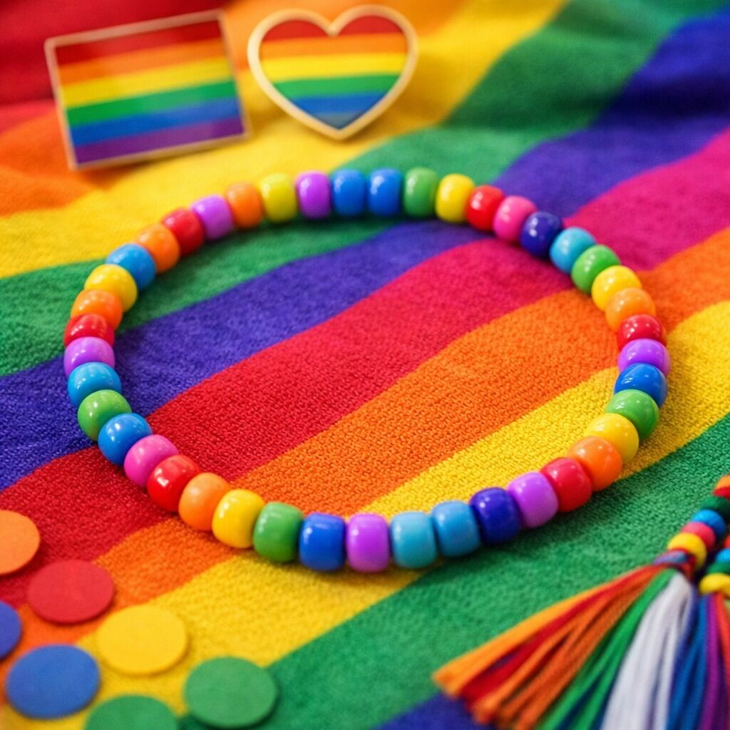 LGBT Onur Serisi Plastik Bileklik