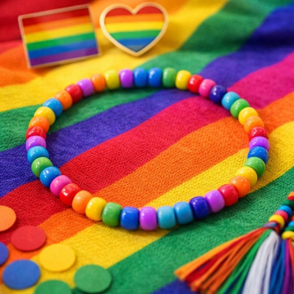 LGBT Onur Serisi Plastik Bileklik