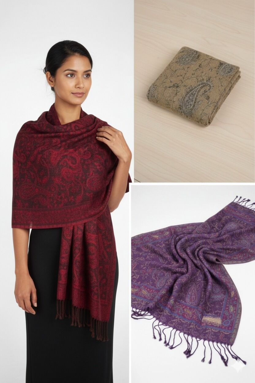 Viskon Karışımlı Şal