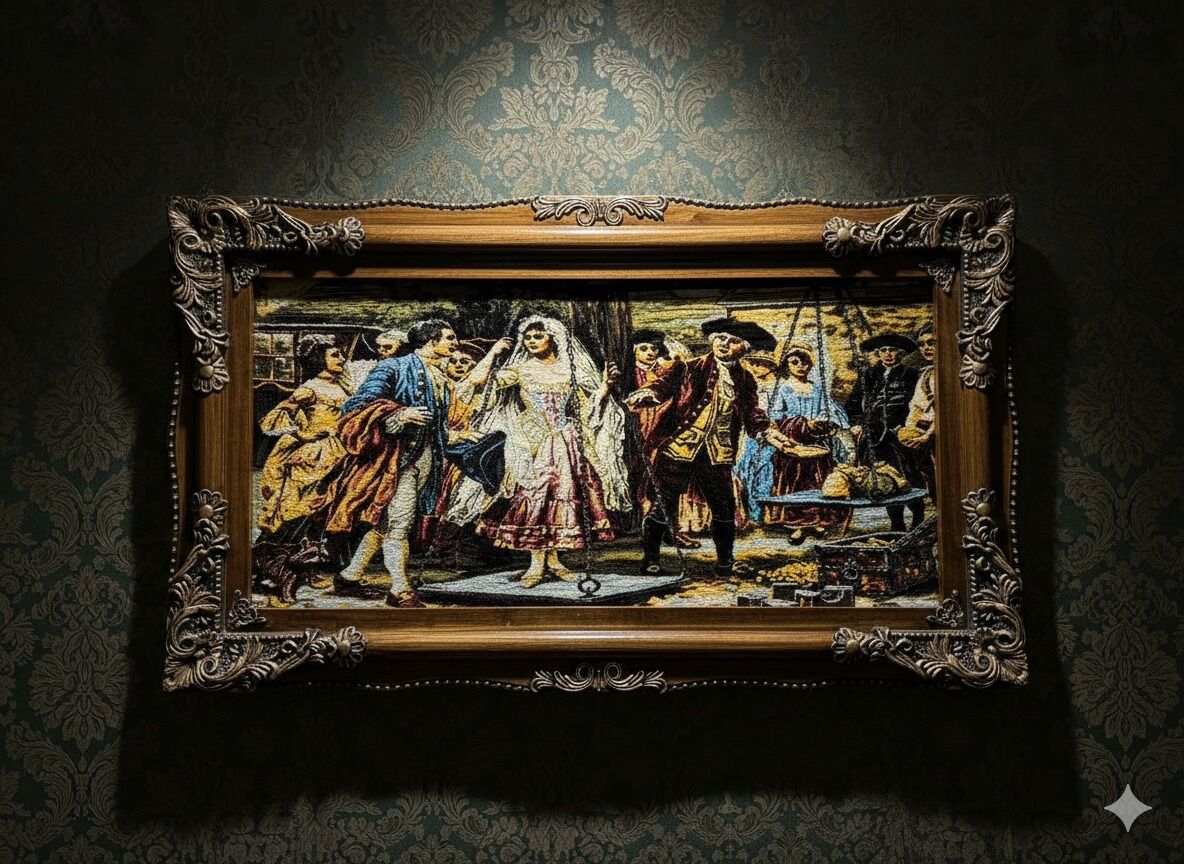 Klasik Avrupa Zarafeti (Eski Avrupa Sahnesi) Tablo