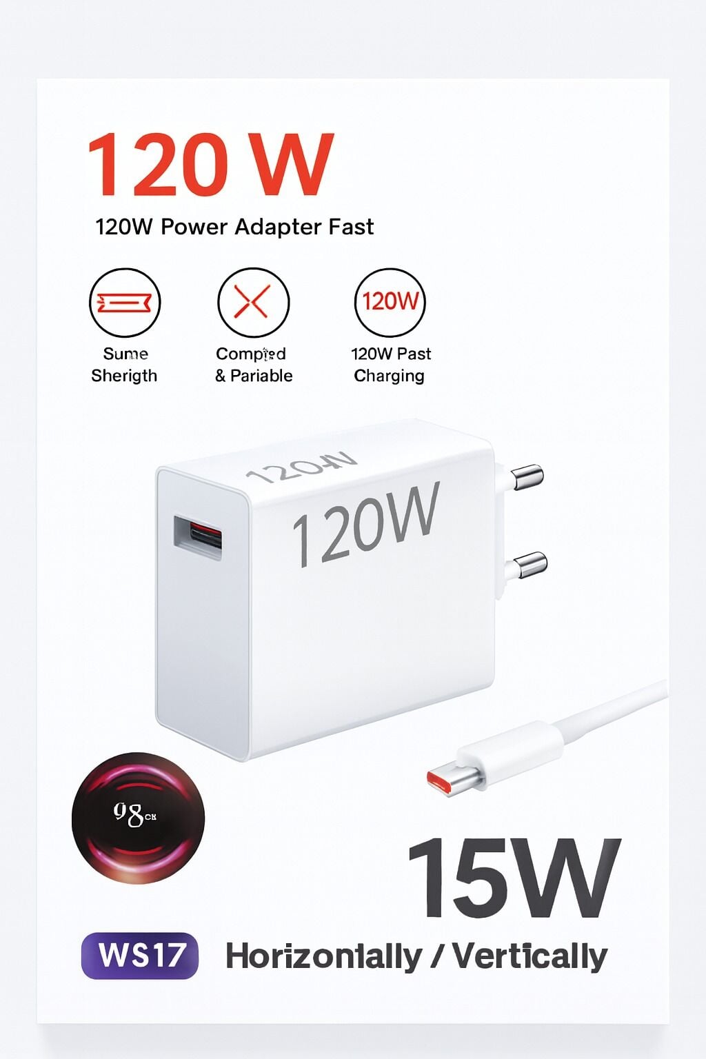 120W Power Adapter - Güç Adaptörü