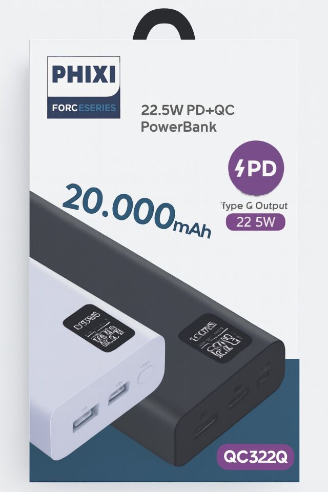 PHIXI FORCE SERIES QC322Q Powerbank
