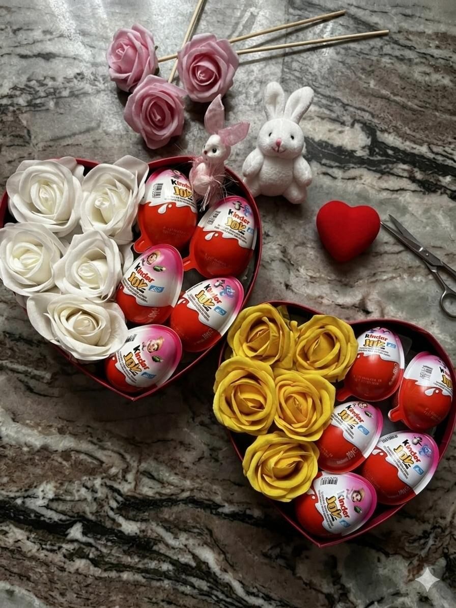 Kinder Joy Çift Kalp Kutusu – Çifte Sürpriz, Çifte Romantizm