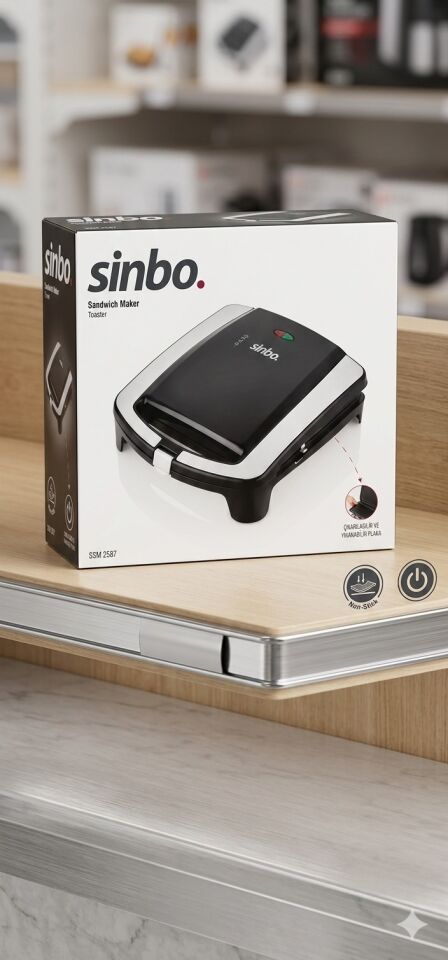 Sinbo Sandwich Maker / Toaster (Sandviç Makinesi ve Tost Makinesi)