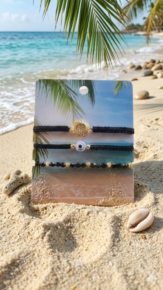 3’lü Set: Farklı Tasarıma Sahip Üç Bileklik