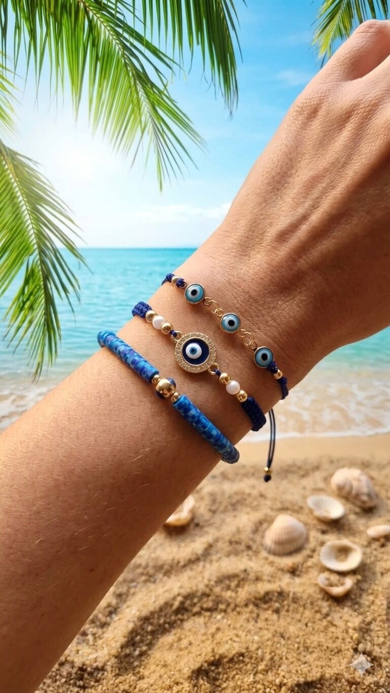 Ocean Spirit – 3’lü Nazar Bileklik Seti