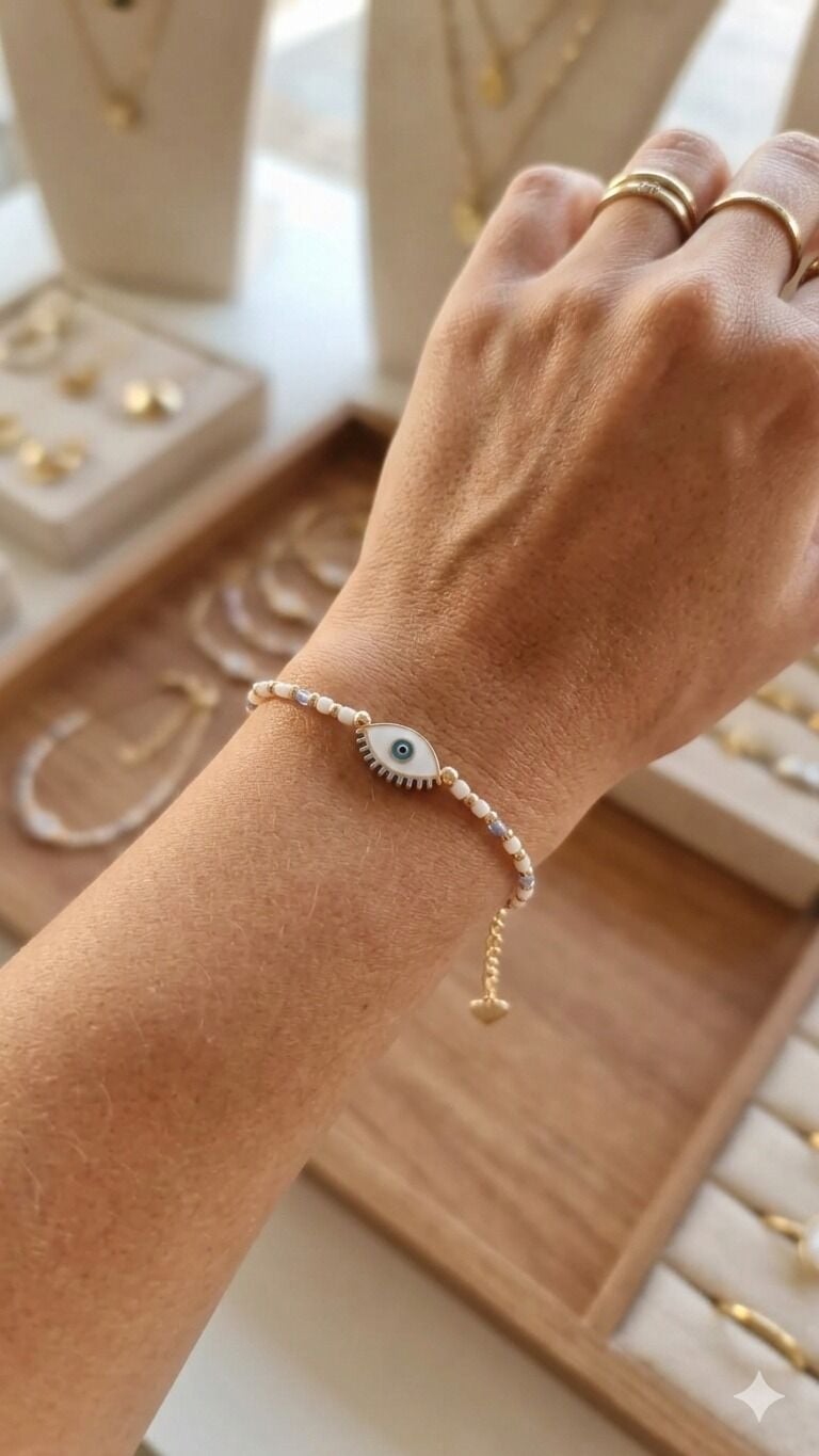 Pearl Eye – El Yapımı Nazar Bileklik
