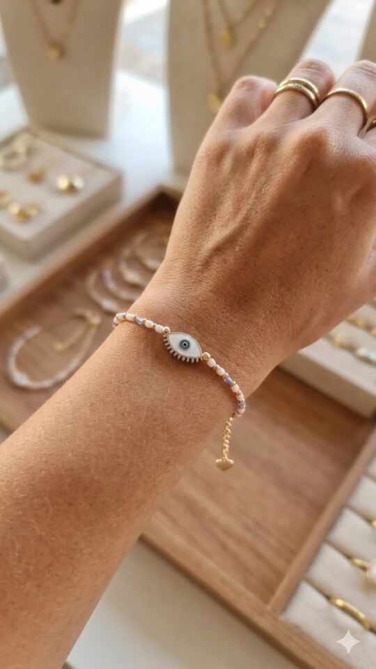Pearl Eye – El Yapımı Nazar Bileklik