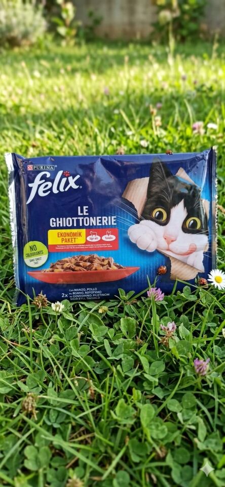 Felix Le Ghiottonerie Sığır Etli Yaş Kedi Maması