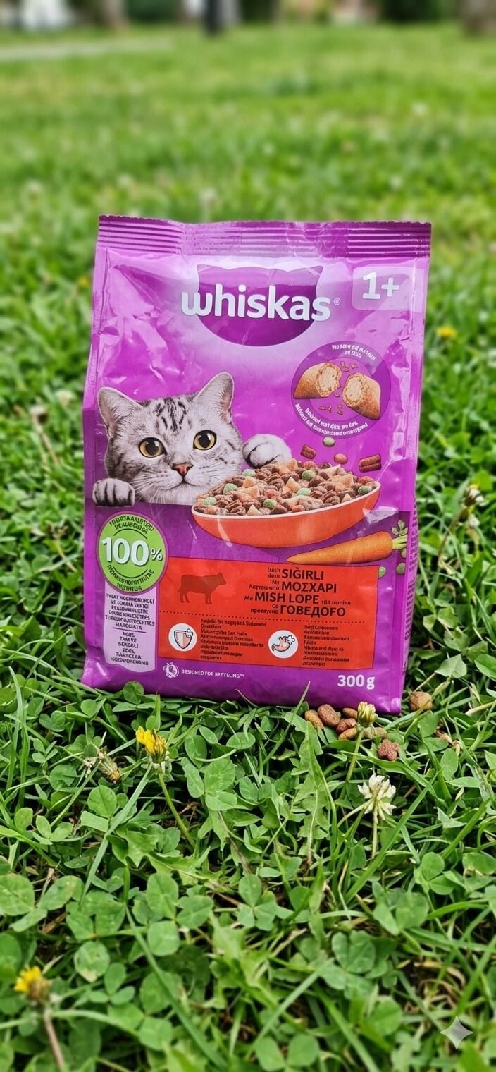 Whiskas 1+ yaş Sığır etli 300 g Kedi Maması