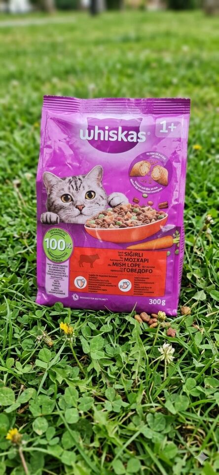 Whiskas 1+ yaş Sığır etli 300 g Kedi Maması