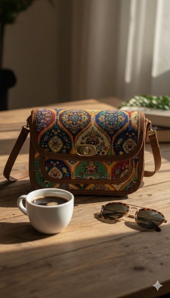 Pers Esintisi: Otantik İran Dokuma Çanta