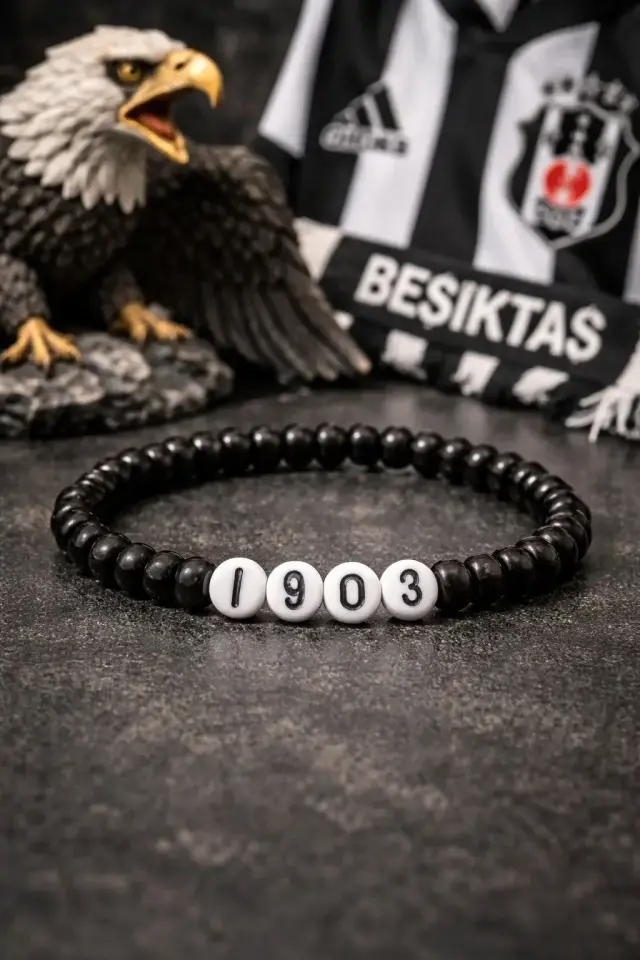 Takım Taraftar Temalı Ahşap Bileklik 1903 Yazılı
