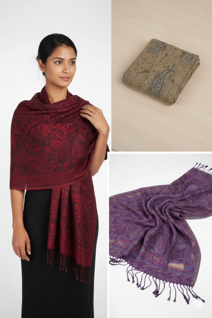 Viskon Karışımlı Şal